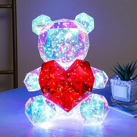 Glowing Teddy Bear Lamp – Cozy Light for Kids & Special Occasions