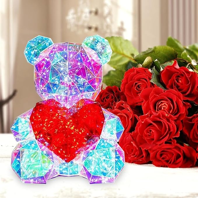Glowing Teddy Bear Lamp – Cozy Light for Kids & Special Occasions