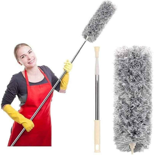 Cleaning Flexible Mop Duster with Long Rod – Quick Easy Dust Cleaning 🌬️