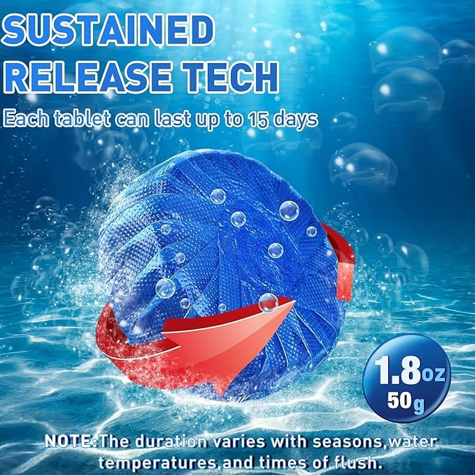 Automatic Toilet Bowl Cleaner Tablets β Deep Clean & Fresh Scent