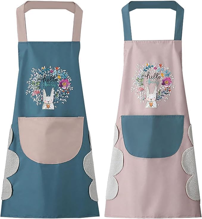 Waterproof Kitchen Apron for Cooking & Dishwashing | Adjustable | Anti-Scratch | Front Pocket | Unisex