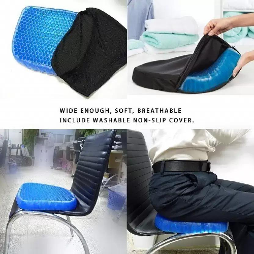 Gel Seat Cushion – Non-Slip, Breathable & Pain-Relief Support Pad