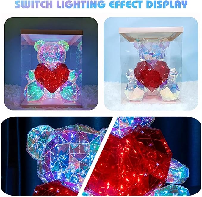 Glowing Teddy Bear Lamp – Cozy Light for Kids & Special Occasions